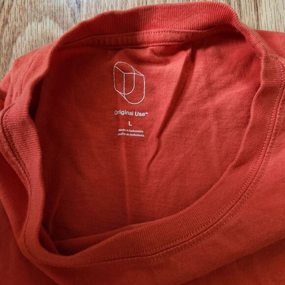 2 Pullover Tshirt Large Original Use Casual Tee Crew Neck Pullover Short Sleeves - Picture 3 of 5